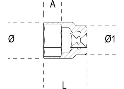 BETA   928A CHIAVE A BUSSOLA A MANO 3/4" ESAGONALE