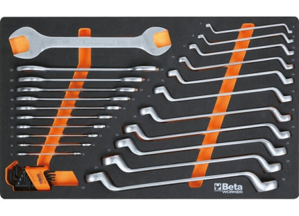 BETA BW2400SXLO9/E-XL CASSETTIERA CON 9 CASSETTI + 487 UTENSILI ARANCIO*