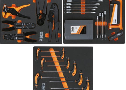 BETA BW2400SXLO9/E-XL CASSETTIERA CON 9 CASSETTI + 487 UTENSILI ARANCIO*
