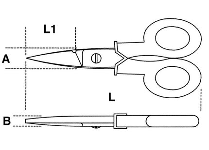 BETA  1129BM FORBICI PER ELETTRICISTI LAME CURVE