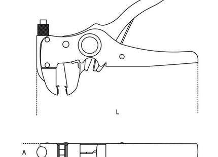 BETA  1148A PINZA SPELLAFILI AUTOREGOLABILE MM190