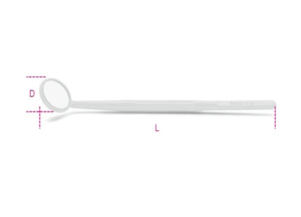 BETA  1714 SPECCHIETTO RIGIDO IN PLASTICA