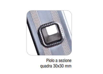 FACAL SCALA BRIKOPLUS/1,5 3+4 GRADINI H.CM120-CM344*