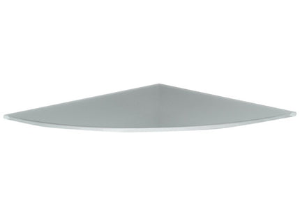 BOLIS MENSOLA VITRA TONDA IN VETRO SABBIATO MM160X580