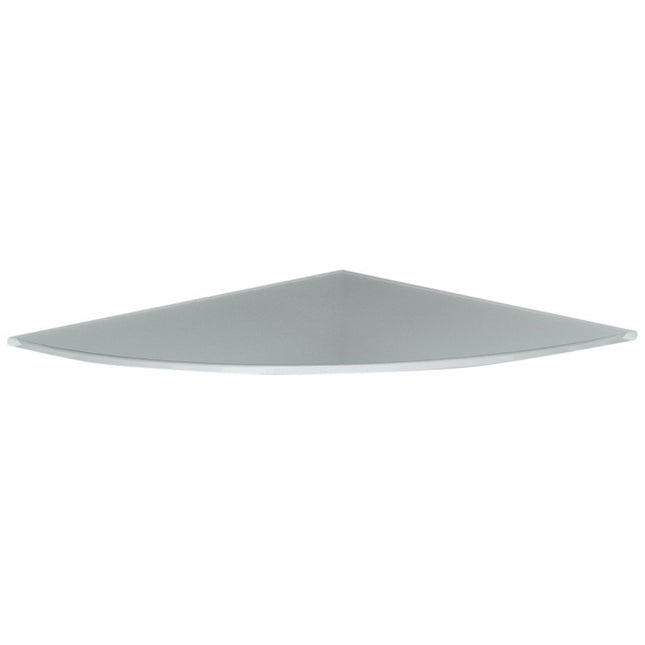 BOLIS MENSOLA VITRA TONDA IN VETRO SABBIATO MM160X580