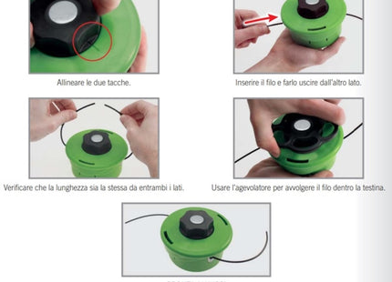 BRUMAR TESTINA PER DECESPUGLIATORE EASY PRO BATTI & VAI D.MM125