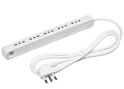 BTICINO MULTIPRESA ULTRASLIM 5 PRESE CAVO DA MT1,5 SPINA 16A BIANCO