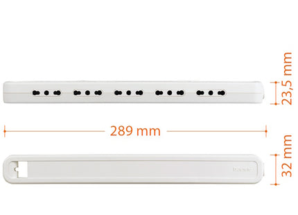BTICINO MULTIPRESA ULTRASLIM 5 PRESE CAVO DA MT1,5 SPINA 16A BIANCO