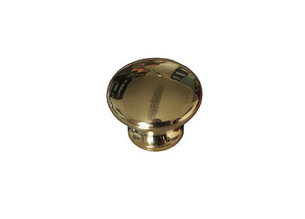 CAL POMOLO PER MOBILI PIATTO IN OTTONE LUCIDO D.MM26