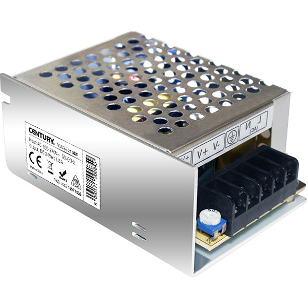 CENTURY ALIMENTATORE PER STRISCE MODULARI LED 230V/24V 1,5A 40W
