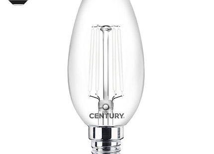 CENTURY LAMPADINA LED INCANTO WHITE OLIVA 230V 4,5W E14 2700K 470LM