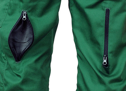 COFRA PANTALONE CHAIN STOP ANTITAGLIO DA BOSCAIOLO VERDE/ARANCIO