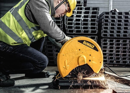 DEWALT TRONCATRICE FERRO D28730-QS DISCO ABRASIVO D.MM355 POTENZA 2300W