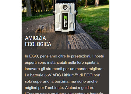 EGO BATTERIA BA1400T 56 VOLT POTENZA 2,5AH AL LITIO