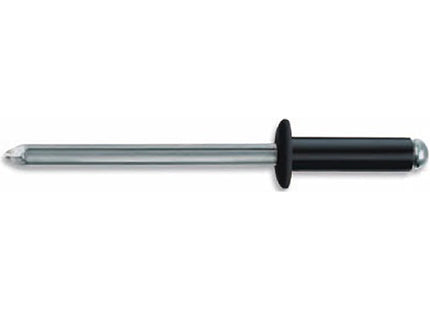 FAR RIVETTI IN LEGA DI ALLUMINIO VERNICIATO NERO RAL 9005