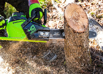 GREENWORKS MOTOSEGA GD40CS15 40V SENZA CARICABATTERIA E BATTERIA*
