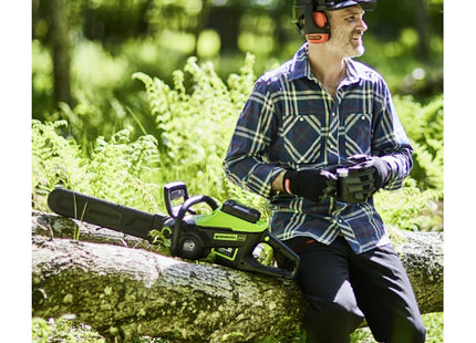 GREENWORKS MOTOSEGA GD60CS40 60V SENZA CARICABATTERIA E BATTERIA