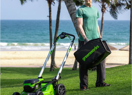 GREENWORKS RASAERBA GD60LM51SPK4 CM51 CARICABATTERIA+BATTERIA 60V 4AH
