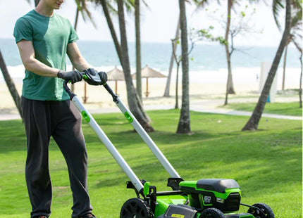 GREENWORKS RASAERBA GD60LM51SPK4 CM51 CARICABATTERIA+BATTERIA 60V 4AH