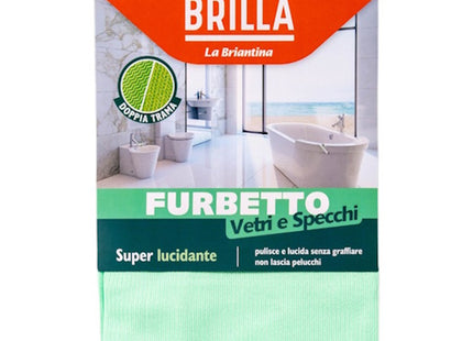 LA BRIANTINA PANNO IN MICROFIBRA FURBETTO VETRI E SPECCHI CM40X40