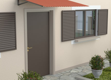 LA VENTILAZIONE LASTRA ONDINA SMALL TERRA NATURALE MM1115X1200