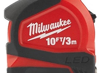 MILWAUKEE FLESSOMETRO SERIE LED MT 3 NASTRO DA MM12