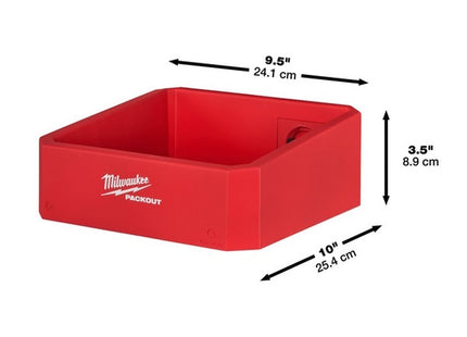 MILWAUKEE PACKOUT MENSOLA PORTATA KG 9 MM254X241X89