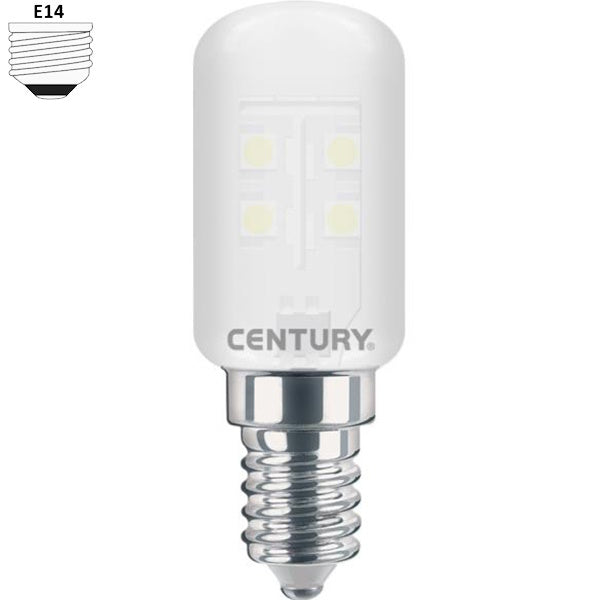 CENTURY LAMPADINA LED TUBOLARE PER FRIGO 230V 1,8W E14 5000K 130LM