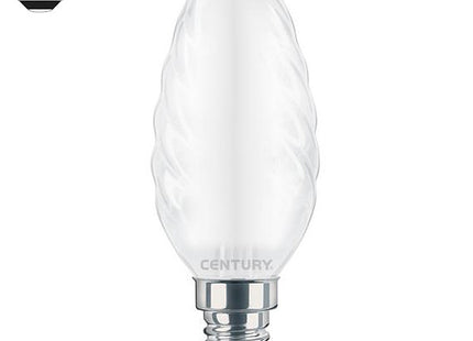 CENTURY LAMPADINA LED INCANTO TORTIGLIONE SATEN 230V 4W E14 3000K 470LM