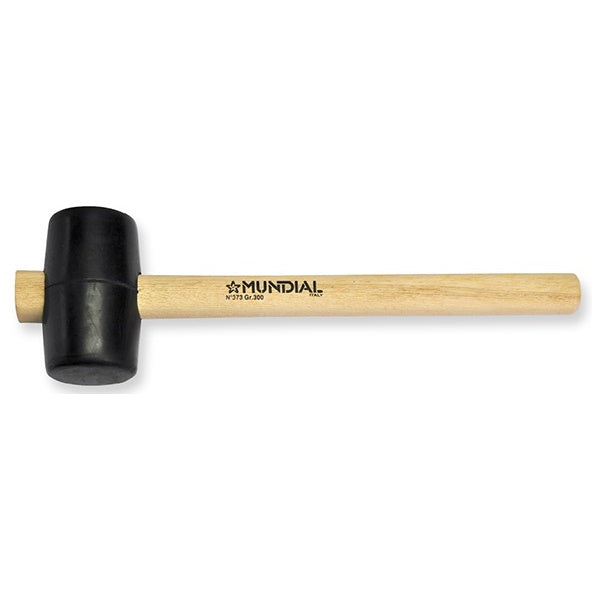 MUNDIAL ART.0372 MAZZUOLA IN GOMMA NERA DA GR300 MANICO LEGNO