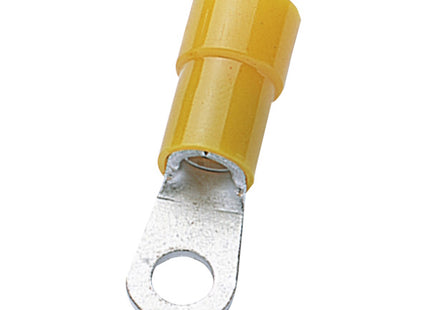 ELEMATIC TERMINALI A OCCHIELLO IN NYLON MMQ.4-6 GIALLO CONF.DA PZ100