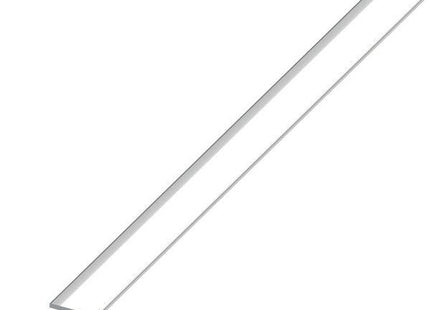 ALFER BARRA PIATTA ALLUMINIO ANODIZZATO OTTICA CROMATA MT.1