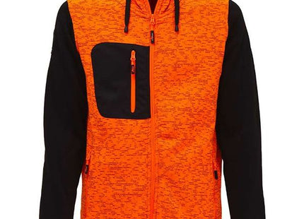U-POWER FELPA CON CAPPUCCIO RAINBOW COLORE ORANGE FLUO TG.XXL