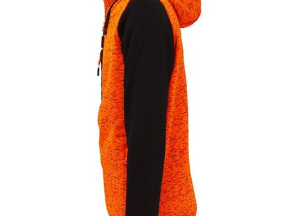 U-POWER FELPA CON CAPPUCCIO RAINBOW COLORE ORANGE FLUO TG.XXL