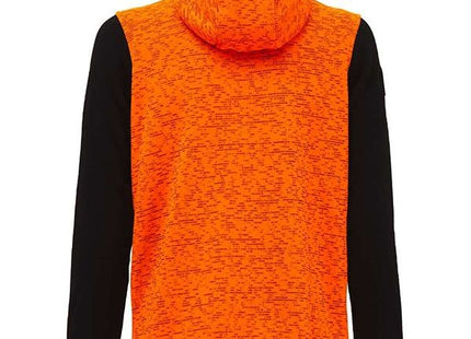 U-POWER FELPA CON CAPPUCCIO RAINBOW COLORE ORANGE FLUO TG.XXL