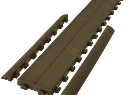 ARTPLAST LINEA WOODENLIKE KIT 4 ANGOLARI MM54X54X25 MARRONE