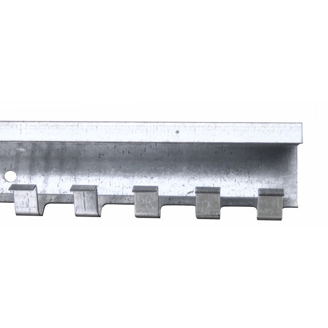 PAROLIN GUIDA A GANCI ZINCATA LUNGHEZZA MM.3000 PER LISTA IN PVC
