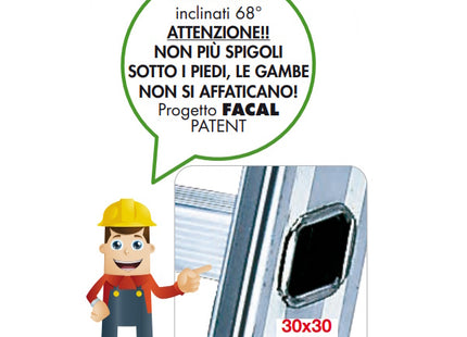 FACAL SCALA PRIMA 1 ELEMENTO GRADINI A PIOLI
