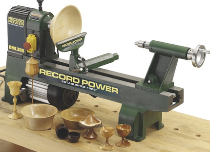 RECORD POWER TORNIO DA BANCO PER LEGNO DML 305 POTENZA 350W 230V