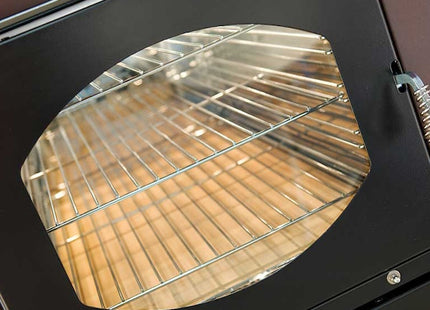 ROSSOFUOCO FORNO A LEGNA GARDEN 80 MARRONE CON TETTO NERO