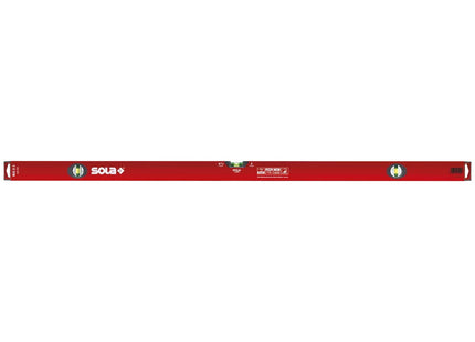SOLA LIVELLA A BOLLA D'ARIA ART. BIGX 3 100 CM100 IN ALLUMINIO ROSSA*
