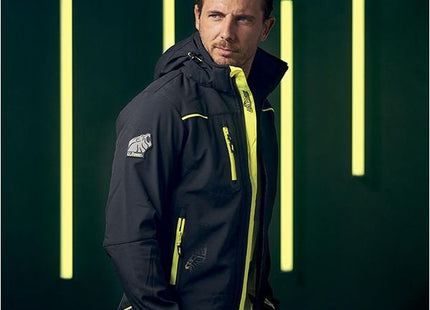 U-POWER GIACCA TECNICA IN SOFTSHELL SPACE COLORE BLACK CARBON