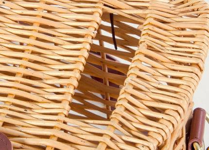 VERDELOOK CESTO PORTAFUNGHI CON COPERCHIO E TRACOLLA CM30X20X24H